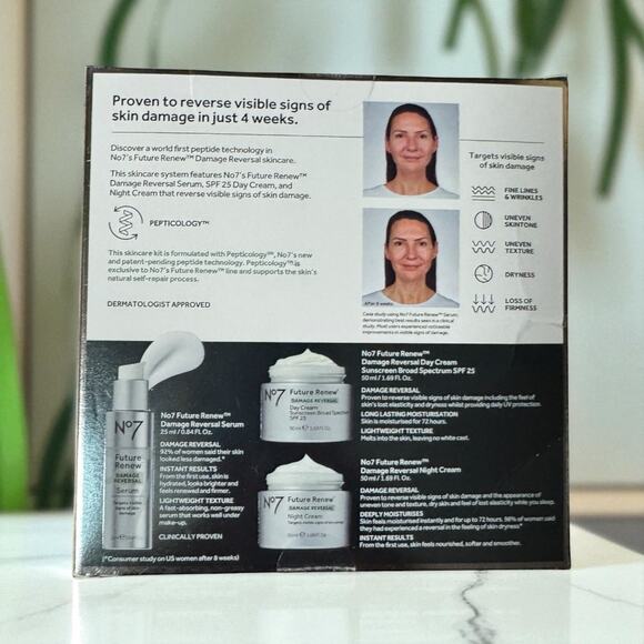 No7 Future Renew Damage Reversal Skincare System Kit NEW SEALED EXP 02/26 - Picture 2 of 5